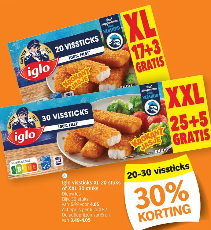 Promotie: vissticks