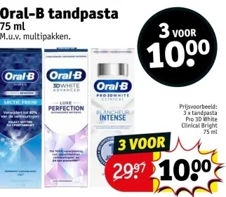Promotie: Oral-B tandpasta
