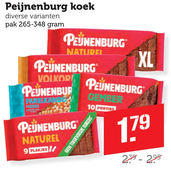 Aanbieding: Peijnenburg koek