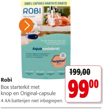 Promotie: Box starterkit met knop en Original-capsule