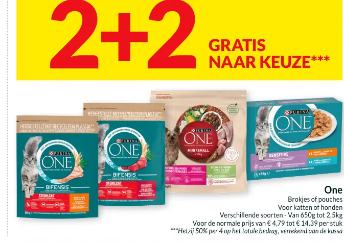 Promotie: Brokjes of pouches