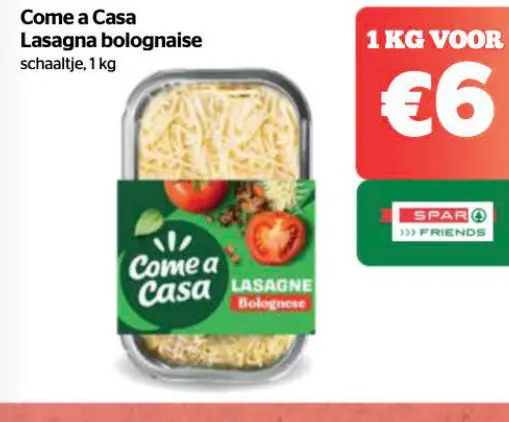 Promotie: Lasagna bolognaise