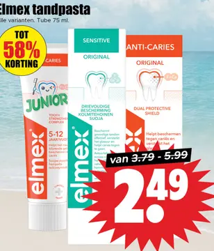 Aanbieding: Elmex tandpasta