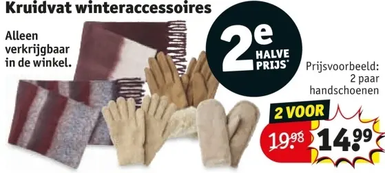 Aanbieding: Kruidvat winteraccesoires
