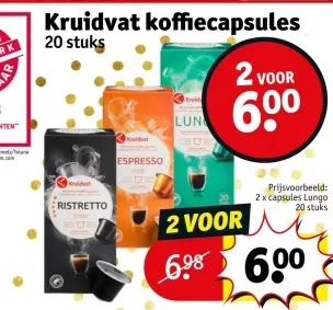 Promotie: koffiecapsules