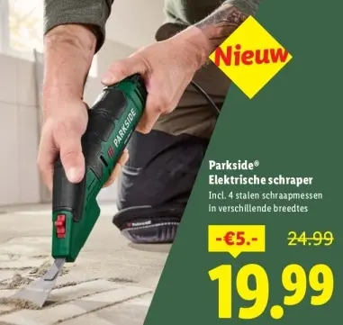 Aanbieding: Elektrische schraper