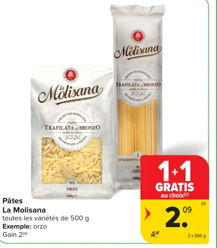 Offre: Pâtes