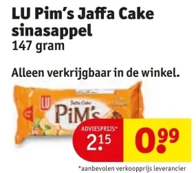 Aanbieding: Jaffa Cake sinasappel