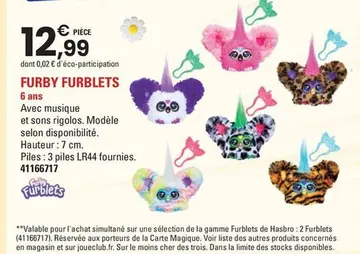 Offre: FURBY FURBLETS