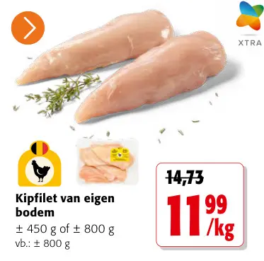 Promotie: Kipfilet van eigen bodem