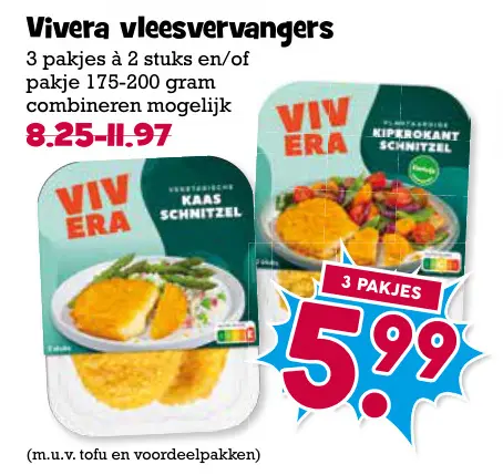 Aanbieding: Vivera vleesvervangers