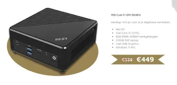Aanbieding: MSI Cubi 5 12M-004EU
