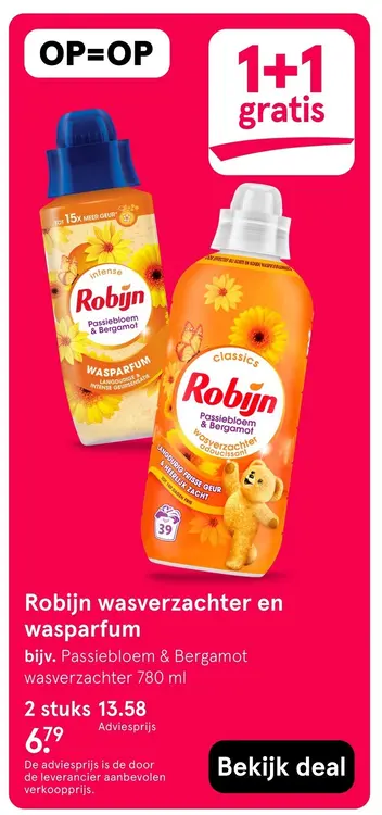 Aanbieding: Wasverzachter en wasparfum