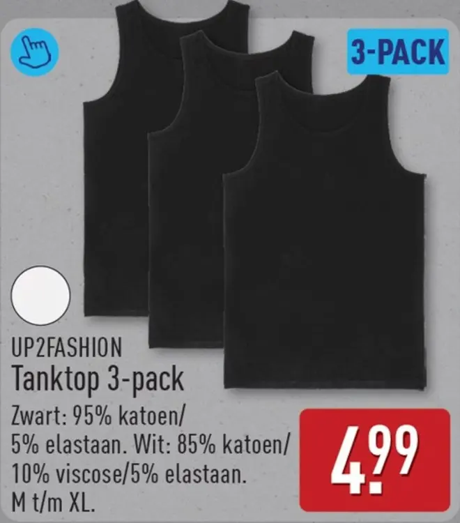 Aanbieding: Tanktop 3-pack