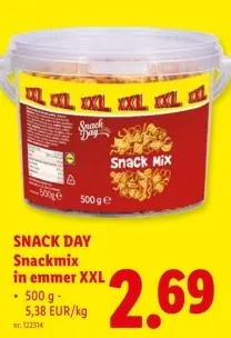 Promotie: Snackmix in emmer XXL