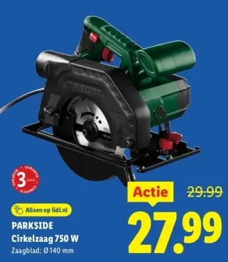 Aanbieding: Cirkelzaag 750 W
