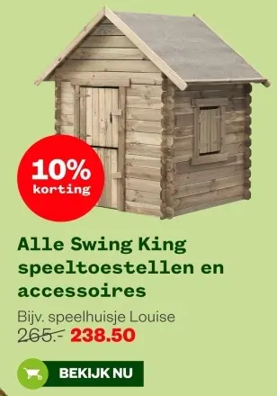 Aanbieding: Alle Swing King speeltoestellen en accessoires