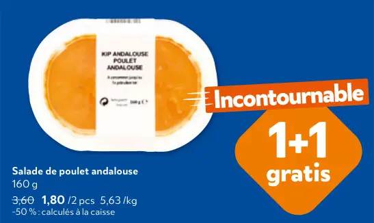 Offre: Salade de poulet andalouse