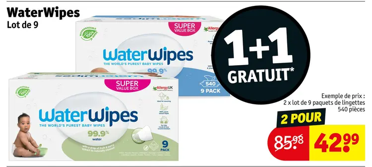 Offre: WaterWipes