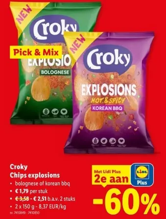 Promotie: Chips explosions