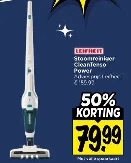 Aanbieding: Stoomreiniger CleanTenso Power