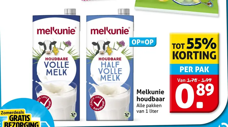 Aanbieding: Melkunie houdbare melk