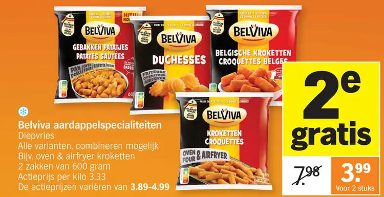 Promotie: Belviva aardappelspecialiteiten