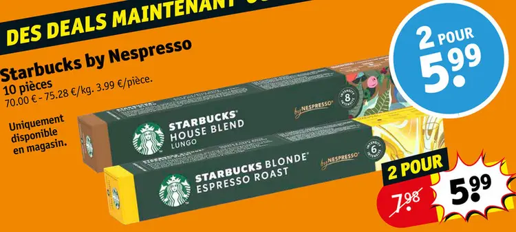 Offre: Starbucks by Nespresso