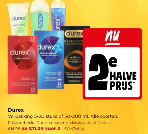 Promotie: Durex