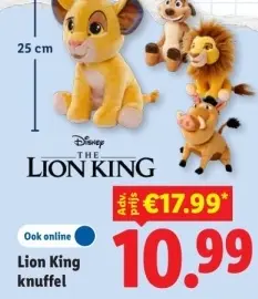 Aanbieding: Lion King knuffel