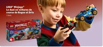 Offre: LEGO® Ninjago® Le duel en voitures de course 