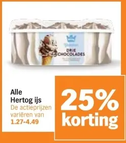 Aanbieding: Alle Hertog ijs
