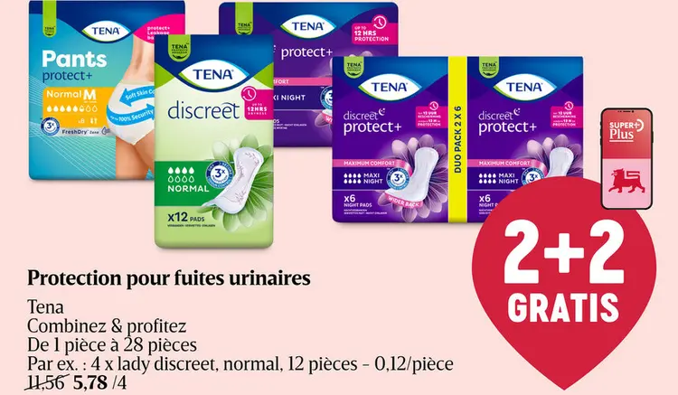 Offre: Protection pour fuites urinaires