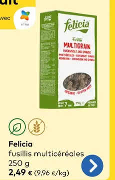 Offre: Felicia fusillis multicéréales