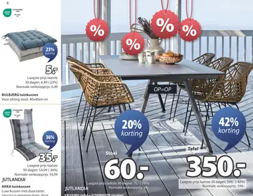 Aanbieding: BULBJERG tuinkussen