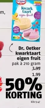 Aanbieding: Kwarktaart eigenlijk fruit