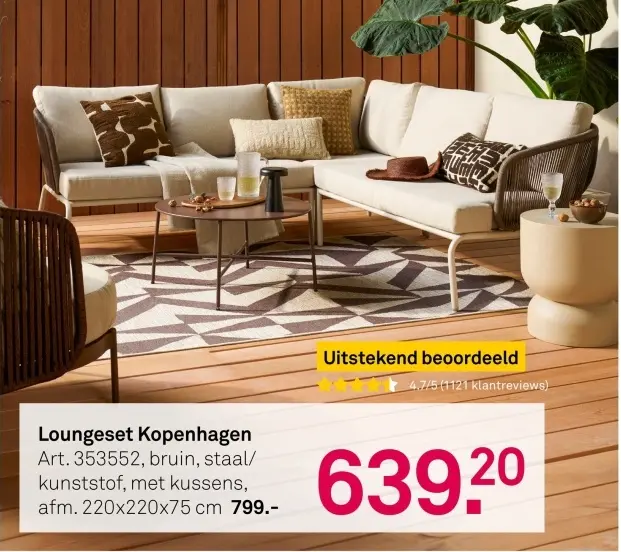 Aanbieding: Loungeset Kopenhagen