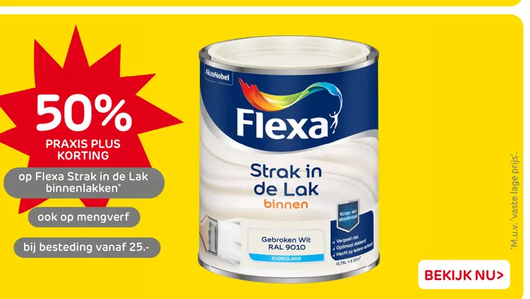 Aanbieding: Flexa Strak in de Lak binnenlakken