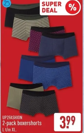 Aanbieding: boxershorts
