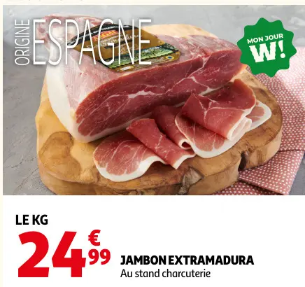 Offre: Jambon extramadura