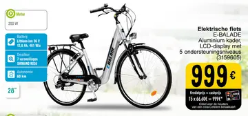 Aanbieding: Elektrische fiets E-BALADE