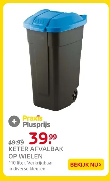 Aanbieding: Afvalbak op wielen