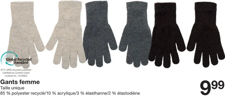 Offre: Gants femme