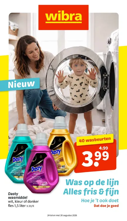 Promotie: Dasty wasmiddel