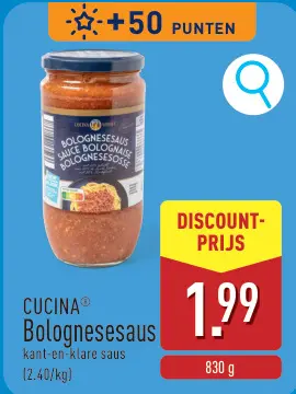 Promotie: Bolognesesaus