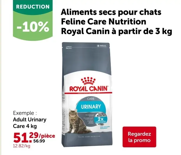 Offre: Aliments secs pour chats Feline Care Nutrition