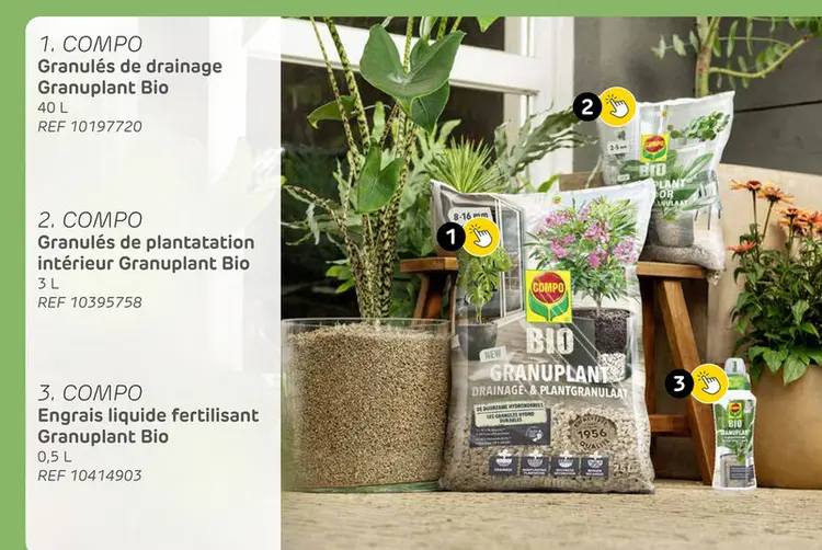 Offre: Granulés de drainage Granuplant Bio