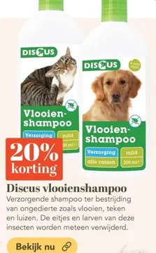 Aanbieding: Discus vlooienshampoo