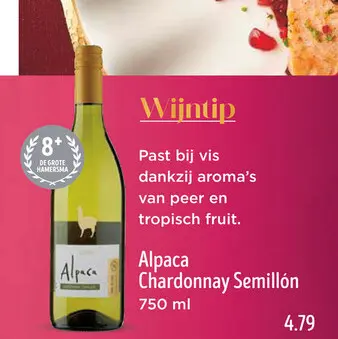 Aanbieding: Alpaca Chardonnay Semillón
