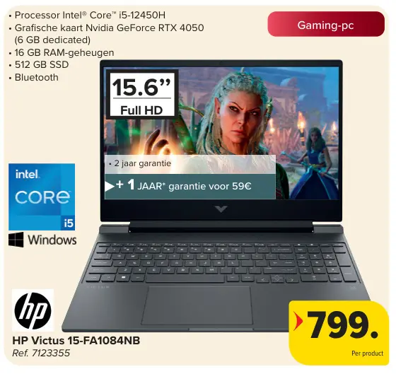 Promotie: Laptop Victus 15-FA1084NB